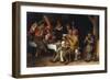An Interior with Peasants Singing and Dancing Around a Table, 1681-Lambert Doomer-Framed Giclee Print