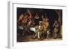 An Interior with Peasants Singing and Dancing Around a Table, 1681-Lambert Doomer-Framed Giclee Print