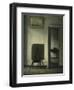 An Interior with the Artist's Easel-Vilhelm Hammershoi-Framed Giclee Print