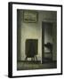 An Interior with the Artist's Easel-Vilhelm Hammershoi-Framed Giclee Print