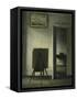 An Interior with the Artist's Easel-Vilhelm Hammershoi-Framed Stretched Canvas