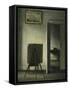 An Interior with the Artist's Easel-Vilhelm Hammershoi-Framed Stretched Canvas
