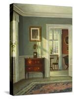 An Interior-Hans Hilsoe-Stretched Canvas