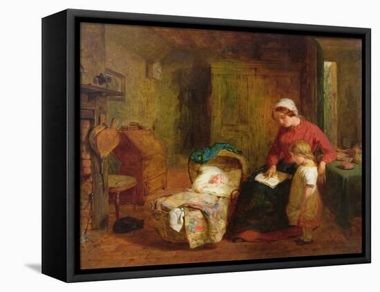 An Interior-George Smith-Framed Stretched Canvas