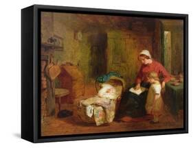 An Interior-George Smith-Framed Stretched Canvas