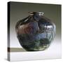 An Internally Decorated and Intaglio-Carved Favrile Glass Vase-Guiseppe Barovier-Stretched Canvas