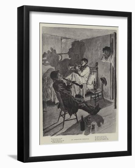 An Interrupted Rehearsal-Amedee Forestier-Framed Giclee Print