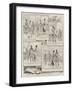 An Interrupted Romance at the Louvre-V.a. Poirson-Framed Giclee Print