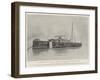 An Interrupted Target Practice, HMS Belleisle Prepared for Further Gunnery Experiments-Fred T. Jane-Framed Giclee Print