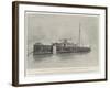 An Interrupted Target Practice, HMS Belleisle Prepared for Further Gunnery Experiments-Fred T. Jane-Framed Giclee Print