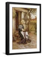 An Interruption-Charles Edward Wilson-Framed Giclee Print