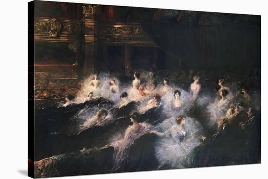 An Interval at the Opera-Georges Clairin-Stretched Canvas