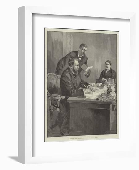 An Interview with General Boulanger-Thomas Walter Wilson-Framed Giclee Print