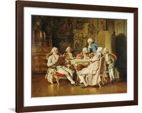 An Intriguing Idea, Dated 1883-Johann Hamza-Framed Giclee Print