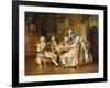 An Intriguing Idea, Dated 1883-Johann Hamza-Framed Giclee Print