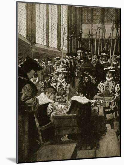 An Intrusion of Wolsey Upon the Commons-Arthur David McCormick-Mounted Giclee Print