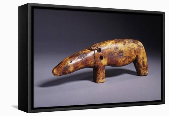 An Inuit Large Marine Ivory Polar Bear-null-Framed Stretched Canvas