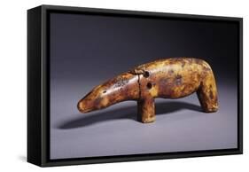 An Inuit Large Marine Ivory Polar Bear-null-Framed Stretched Canvas