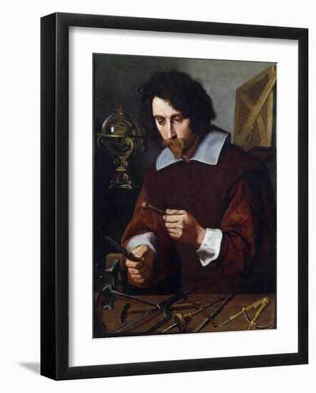 An Inventor of Mathematical Instruments-Pietro Paolini-Framed Giclee Print