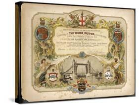 An Invitation to the Opening of Tower Bridge from the Corporation of the City of London-null-Stretched Canvas
