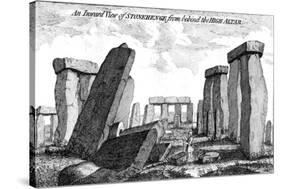 An Inward View of Stonehenge from Behind the High Altar, 1760-null-Stretched Canvas