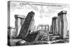 An Inward View of Stonehenge from Behind the High Altar, 1760-null-Stretched Canvas