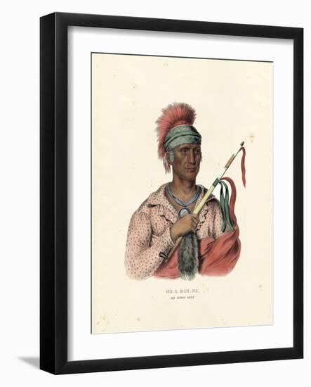 An Ioway Chief-McKenney & Hall-Framed Art Print