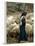An Iraqi Shepherd, a Young Girl, Herds Her Sheep-null-Framed Photographic Print