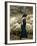 An Iraqi Shepherd, a Young Girl, Herds Her Sheep-null-Framed Photographic Print