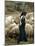 An Iraqi Shepherd, a Young Girl, Herds Her Sheep-null-Mounted Photographic Print