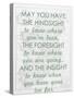 An Irish Blessing on Hindsight, Foresight & Insight - 1741, Ireland Map-null-Stretched Canvas