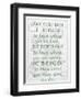 An Irish Blessing on Hindsight, Foresight & Insight - 1741, Ireland Map-null-Framed Giclee Print