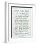 An Irish Blessing on Hindsight, Foresight & Insight - 1741, Ireland Map-null-Framed Giclee Print