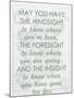 An Irish Blessing on Hindsight, Foresight & Insight - 1741, Ireland Map-null-Mounted Giclee Print