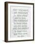 An Irish Blessing on Hindsight, Foresight & Insight - 1741, Ireland Map-null-Framed Giclee Print