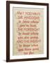 An Irish Blessing on Hindsight, Foresight & Insight - 1741, Ireland Map-null-Framed Giclee Print