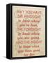 An Irish Blessing on Hindsight, Foresight & Insight - 1741, Ireland Map-null-Framed Stretched Canvas