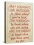 An Irish Blessing on Hindsight, Foresight & Insight - 1741, Ireland Map-null-Stretched Canvas