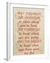 An Irish Blessing on Hindsight, Foresight & Insight - 1741, Ireland Map-null-Framed Giclee Print