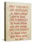 An Irish Blessing on Hindsight, Foresight & Insight - 1741, Ireland Map-null-Stretched Canvas