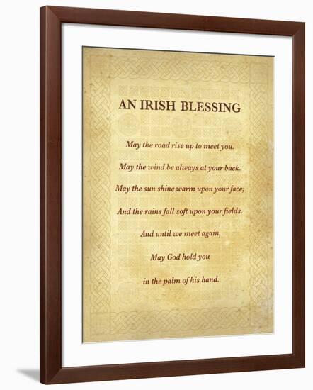 An Irish Blessing-The Inspirational Collection-Framed Giclee Print