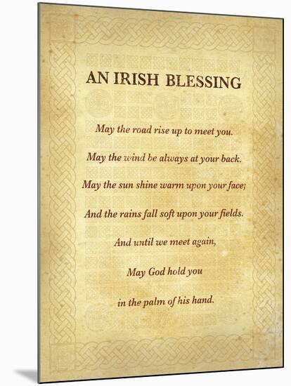 An Irish Blessing-The Inspirational Collection-Mounted Giclee Print
