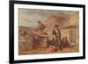 'An Irish Eviction', 1850 (1906)-Frederick Goodall-Framed Giclee Print