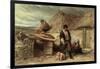 An Irish Eviction-Frederick Goodall-Framed Giclee Print