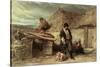 An Irish Eviction-Frederick Goodall-Stretched Canvas