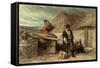 An Irish Eviction-Frederick Goodall-Framed Stretched Canvas