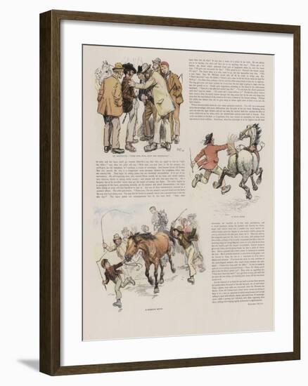 An Irish Horse Fair-Hugh Thomson-Framed Giclee Print