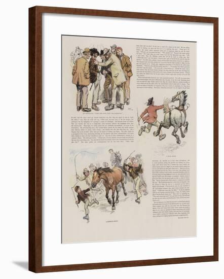 An Irish Horse Fair-Hugh Thomson-Framed Giclee Print