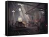 An Iron Foundry-Fernand Cormon-Framed Stretched Canvas