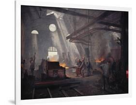 An Iron Foundry-Fernand Cormon-Framed Giclee Print